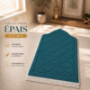 Le tapis de prière épais Dôme bleu Turquoise Sajadah.