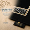 Zoom sur l'épaisseur de notre tapis de prière Luxe Ottoman Sajadah.